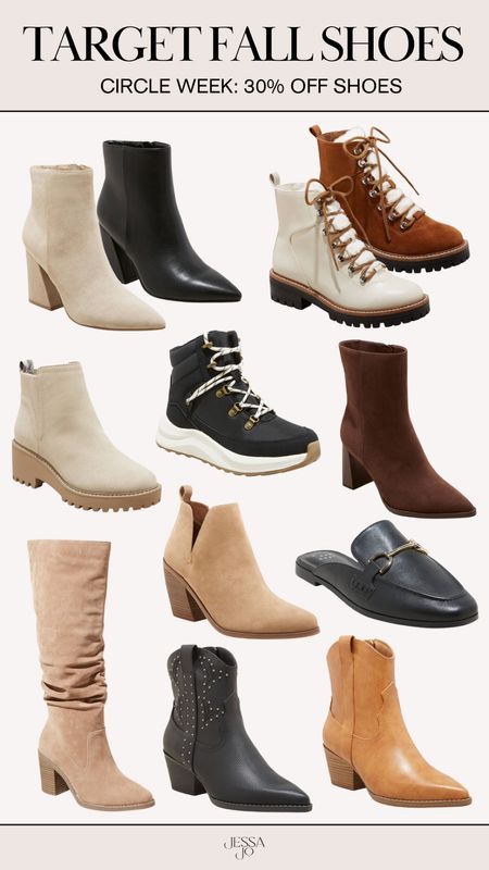 Target Fall Shoes | Target Shoes | Fall Outfits | Fall Boots | Fall Booties 

#LTKfindsunder50 #LTKSeasonal #LTKstyletip