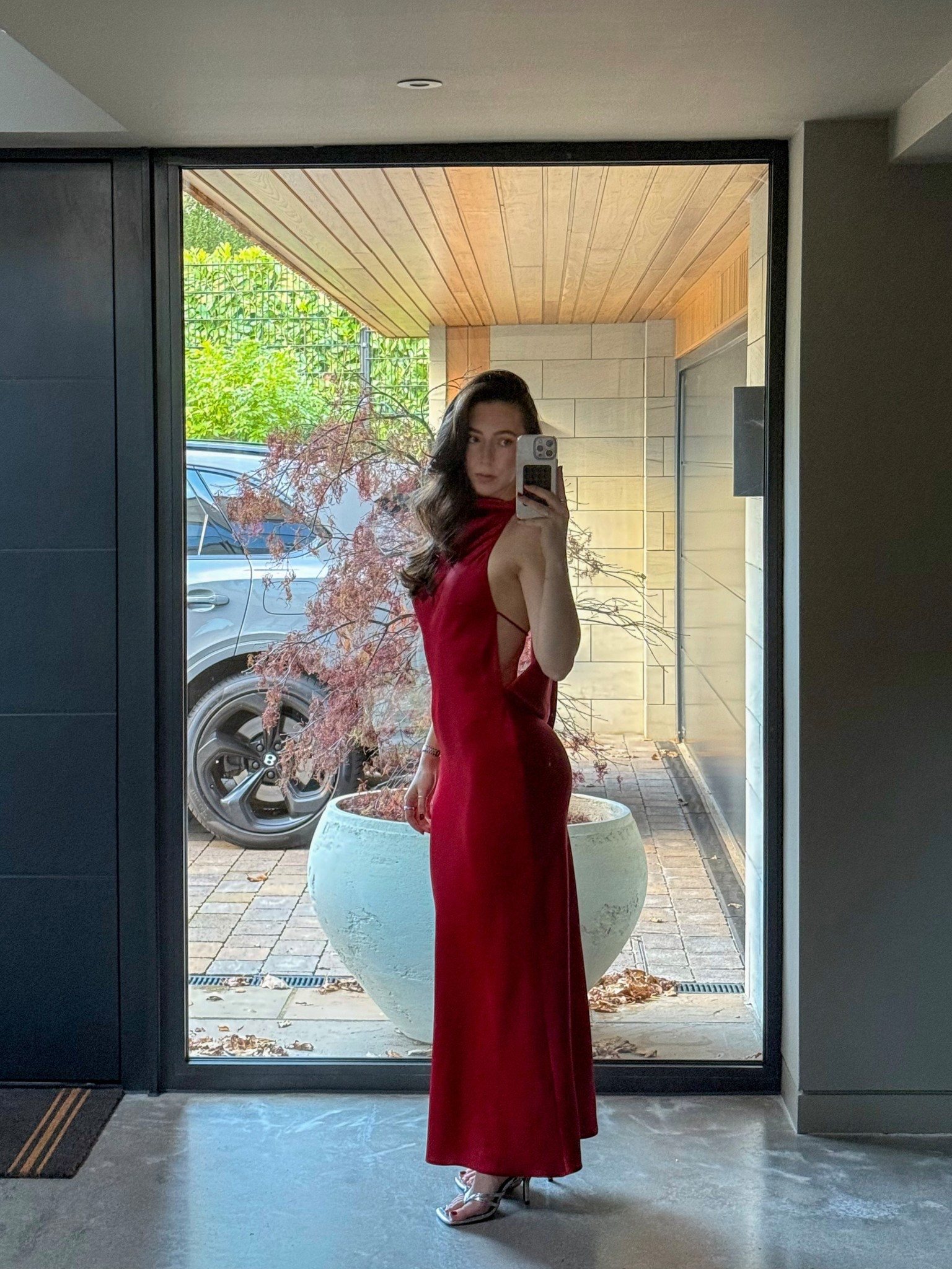 A gorgeous red dress for the party season ♥️💫 I wear size small - true to size! Party outfit, Christmas dress, red satin dress, Zara, NYE dress, halter neck dress

#LTKootd #LTKFindsUnder100 #LTKSeasonal