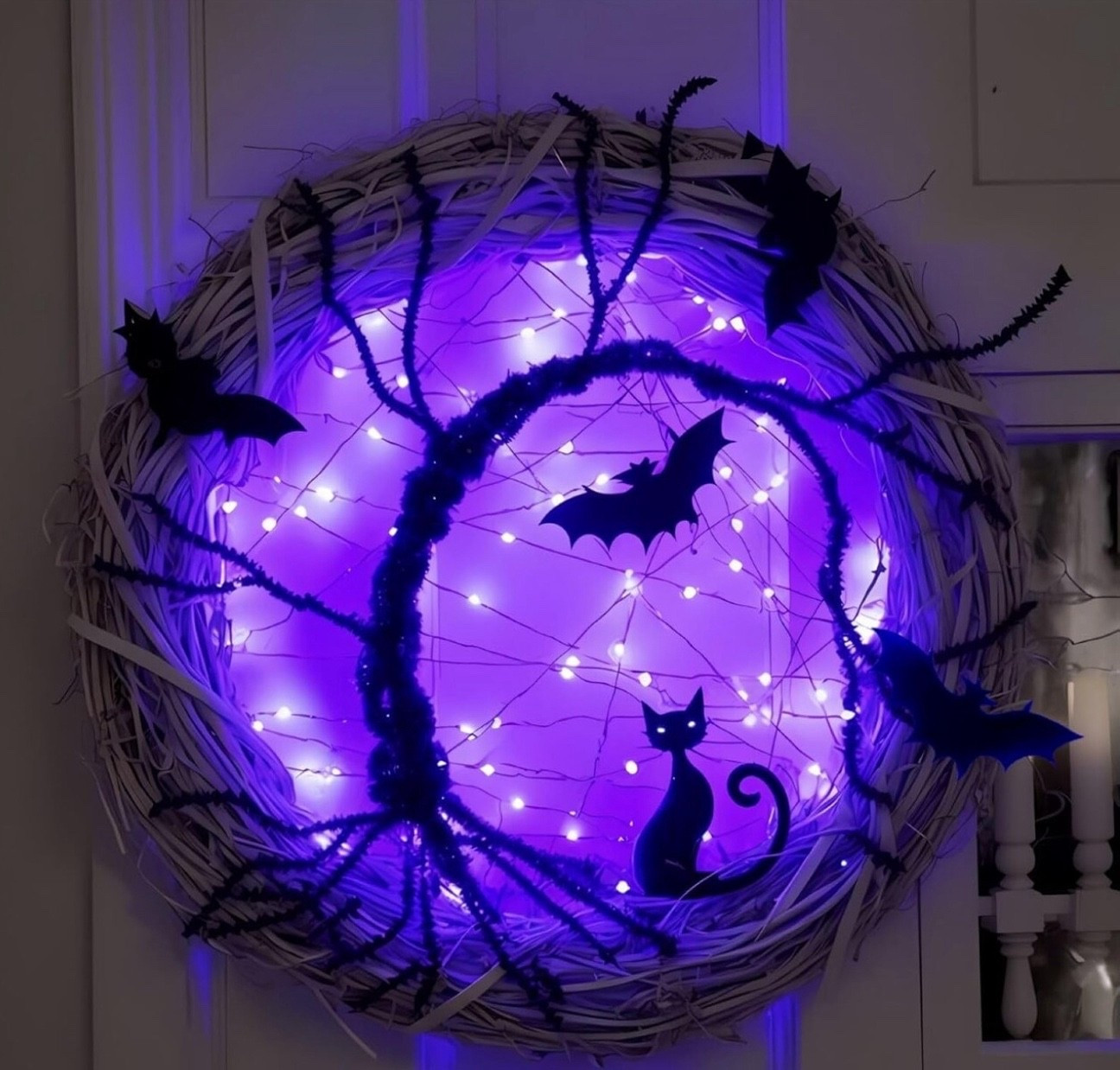  Add this spooky light up wreath to your front door to greet guests this coming Halloween! 

#LTKSeasonal #LTKHome