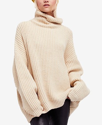 Free People Women's Swim Too Deep Oversized Sweater - Macy's | Macy's
