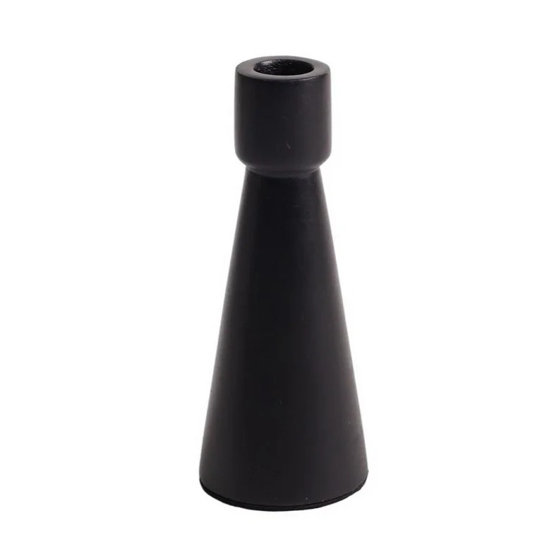Mainstays 4.5 inch Taper Candle Holder Black | Walmart (US)