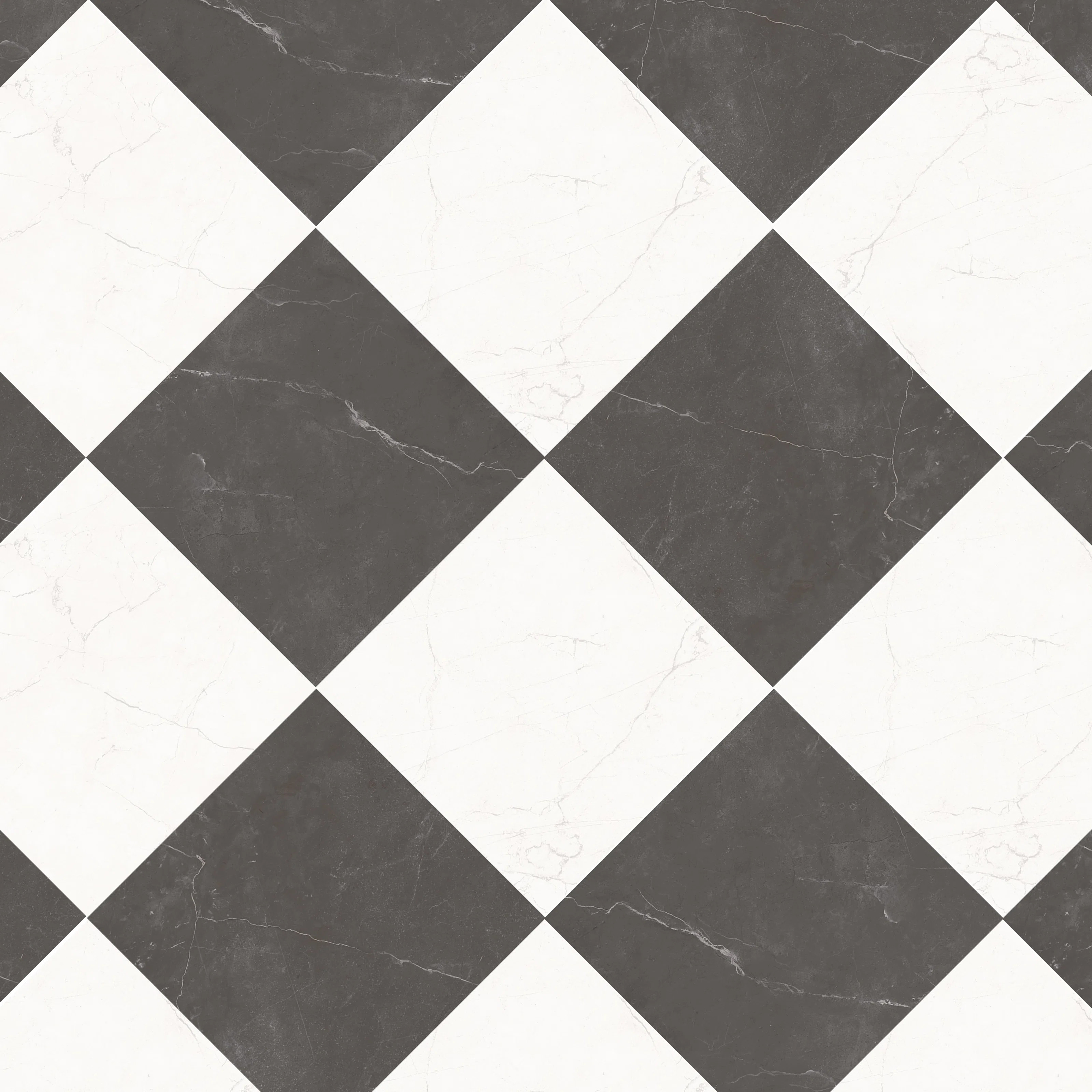 Sophia Checkerboard 12" x 12"  Porcelain Marble-Look Floor Tile (33.44 Sq. Ft. / Case) | Wayfair North America