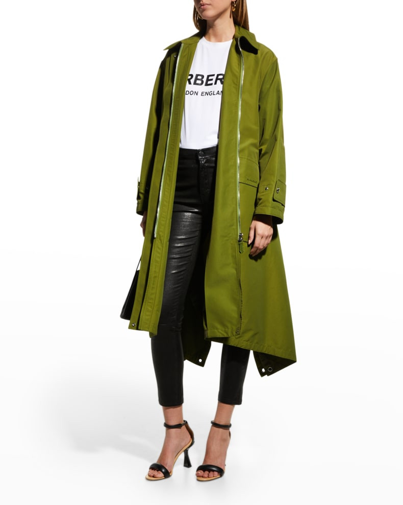 Burberry Wingmore Oversized Trench Coat | Neiman Marcus