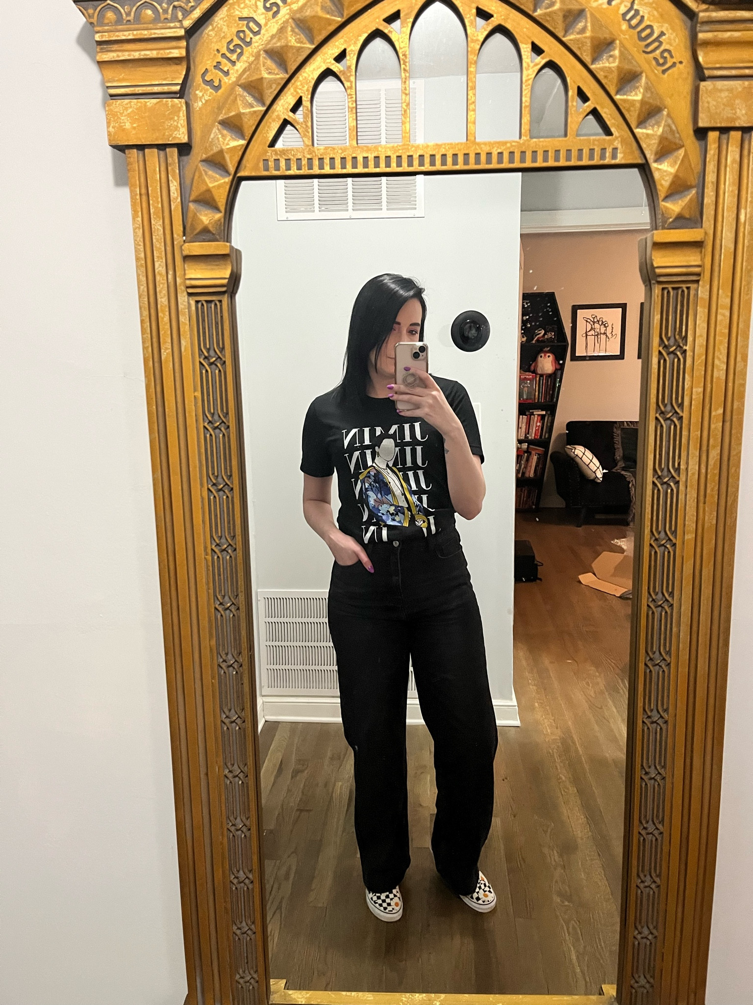 🫶🏻 etsy fave 🫶🏻 etsy is the best place to find super creative and fun BTS merch like this Jimin shirt 💜 also love showing off my replica mirror of erised from Pottery Barn’s HP collab! ⚡️

#LTKSeasonal #LTKhome #LTKstyletip
