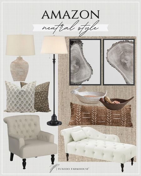 Amazon Neutral Style 

A gorgeous selection of home neutrals to mix and match in your home!

Spring, home decor, neutrals, chairs, chaises, wall art, pillows, lamps, vases

#LTKSeasonal #LTKhome