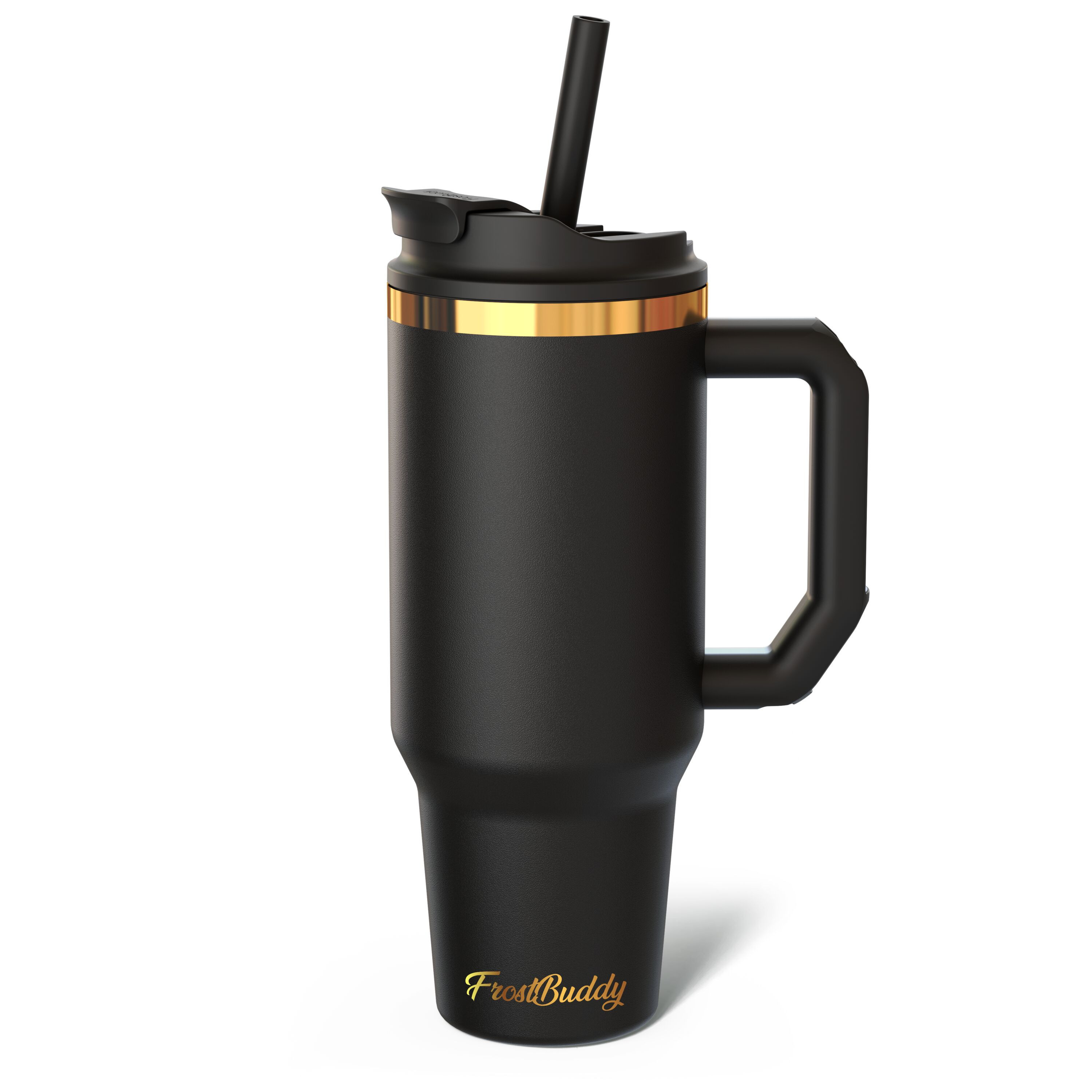 Frost Buddy 40 Fluid ounce(s) Black Insulated Beverage cooler | THICC40-TEXASTEA | Lowe's