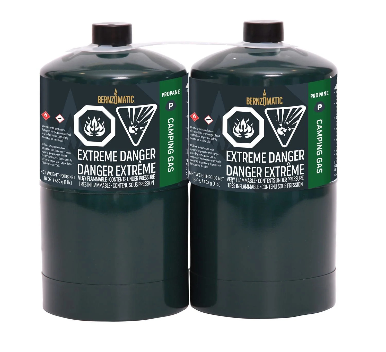 Bernzomatic Propane Camping Gas Cylinder - 2 Pack, Pack of 2 | Walmart (CA)