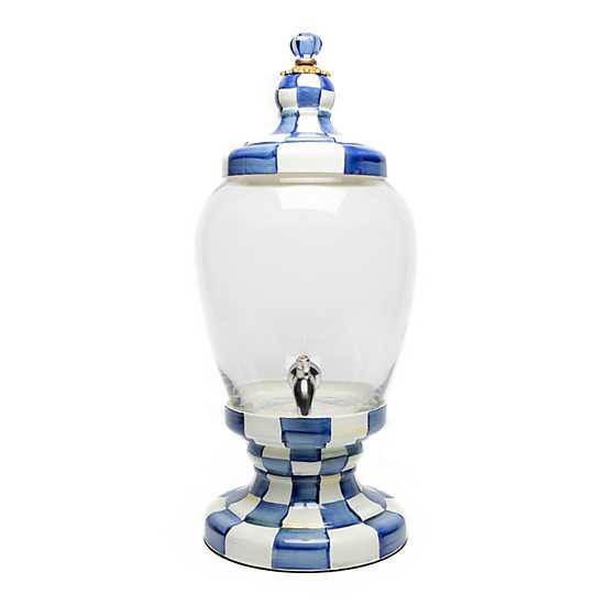 Royal Check Enamel Beverage Hostess | MacKenzie-Childs