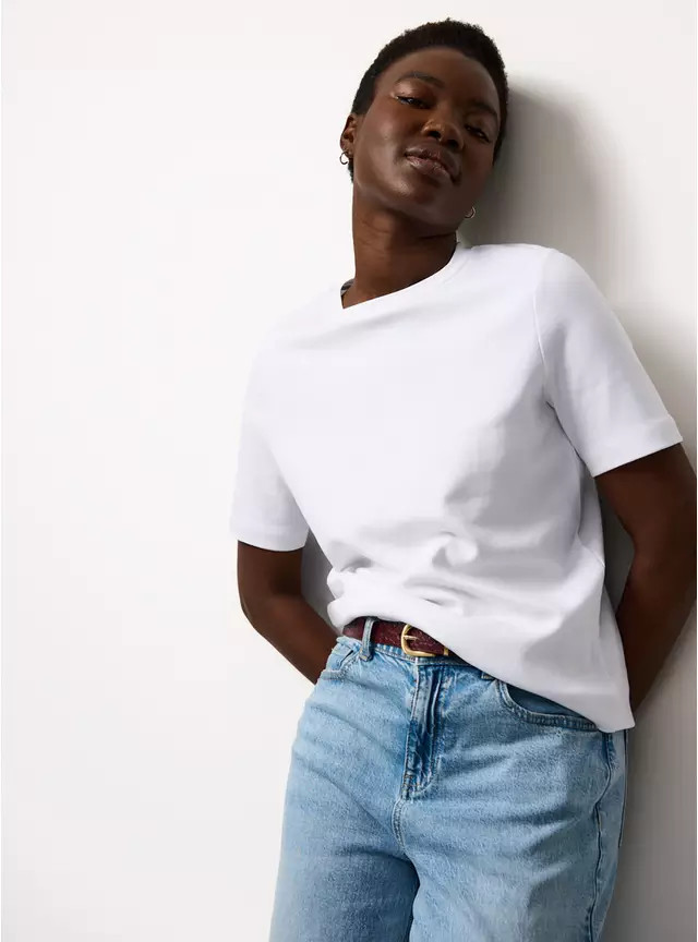 White Pure Cotton Ultimate Tee 20 | Tu Clothing