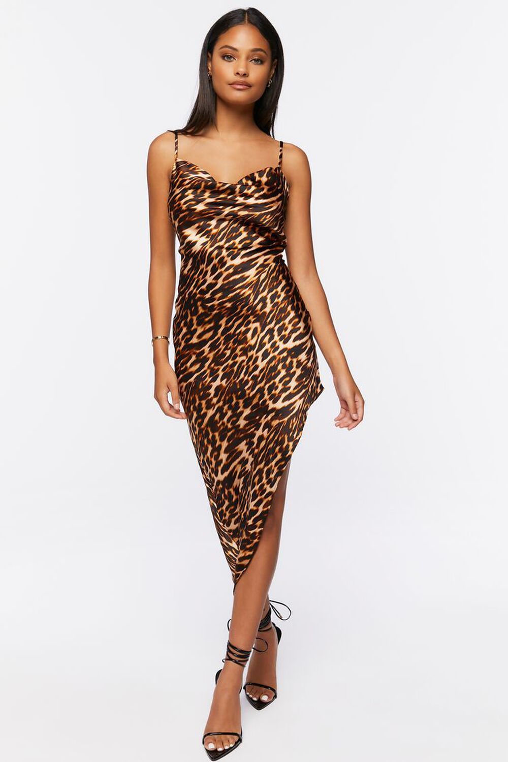 Asymmetrical Leopard Print Dress | Forever 21 (US)