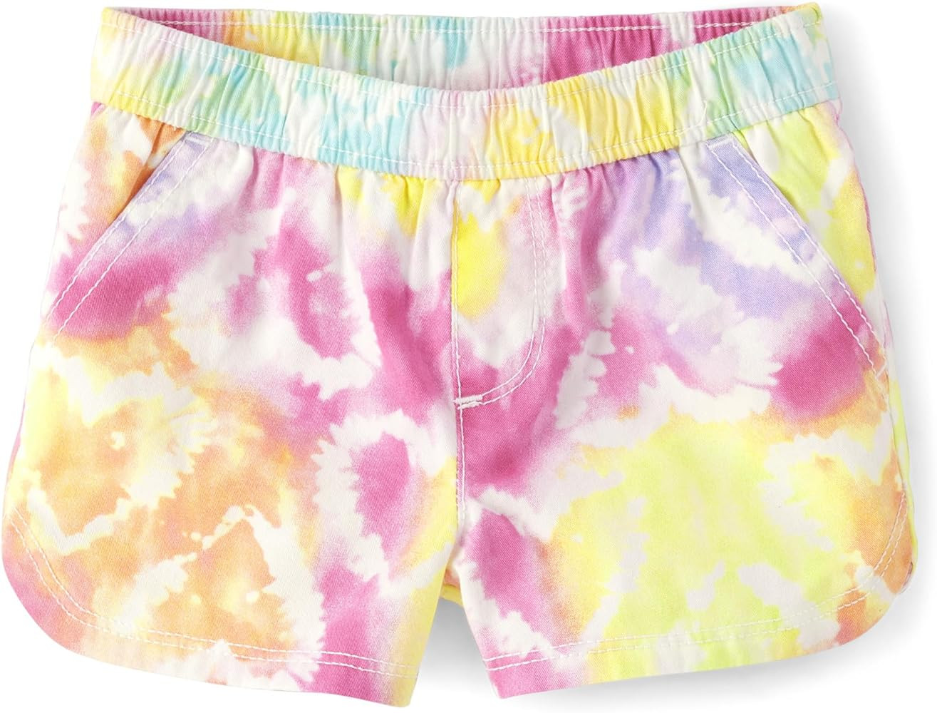 The Children's Place Baby Toddler Girls Cotton Pull on Shorts | Amazon (US)
