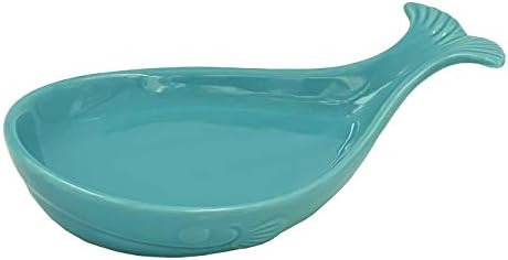 Ceramic Coastal Spoon Rest for Kitchen, Whale | Amazon (US)