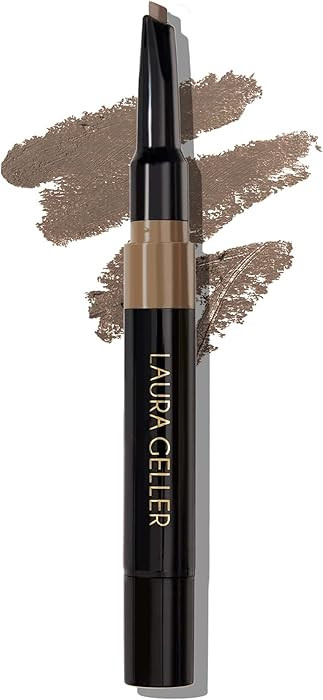 LAURA GELLER NEW YORK Sculpt-n-Stay Waterproof Brow Pencil & Gel- Taupe | Amazon (US)