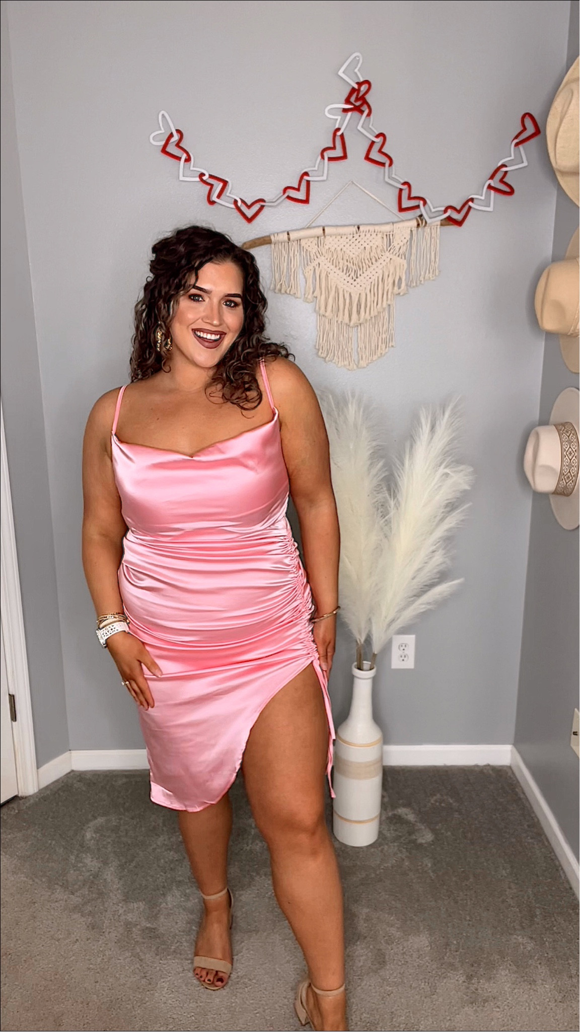 Midsize Amazon Valentine’s Day date night inspo 🌹🍫💘 Galentine’s dresses 
Vday, midi dress, curvy dress, satin dress, pink dress, date night dress 
Size: L 
#datenightoutfit #dresses #ootn #midsizeoutfits #satindress #silkdress #cowlneckdress #heels #nudeheels #valentinesday #vday #galentines #affordablefashion #pinkdress

#LTKcurves #LTKSeasonal #LTKunder50