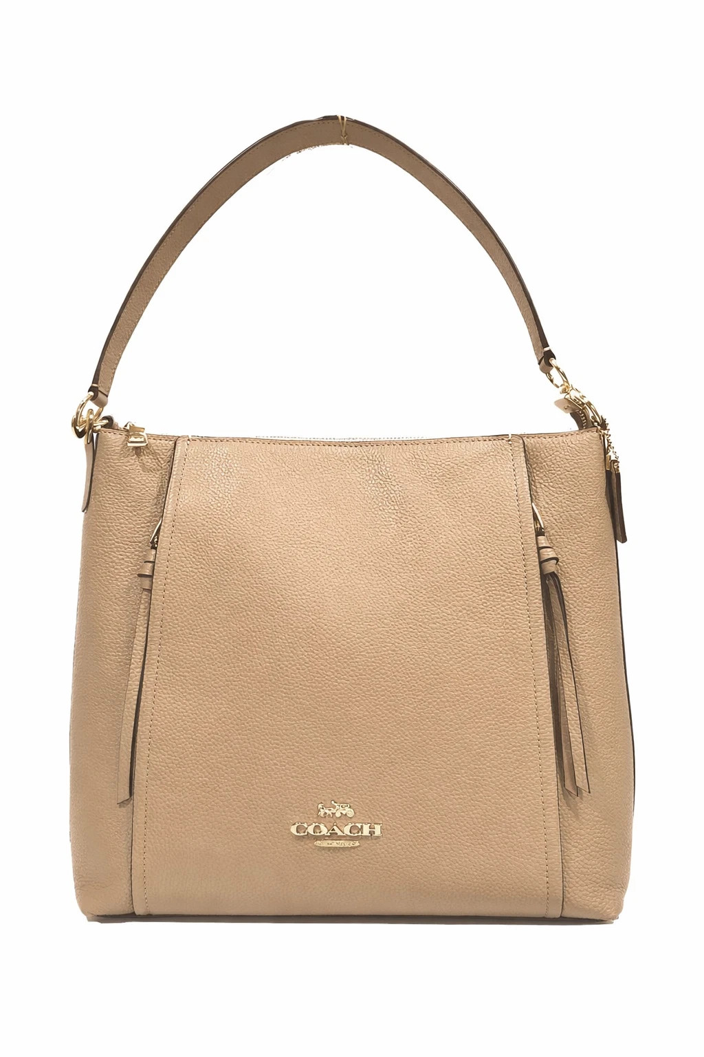Coach Pebbled Leather Marlon Hobo Shoulder Handbag (MISSING CROSSBODY STRAP) | eBay | eBay US