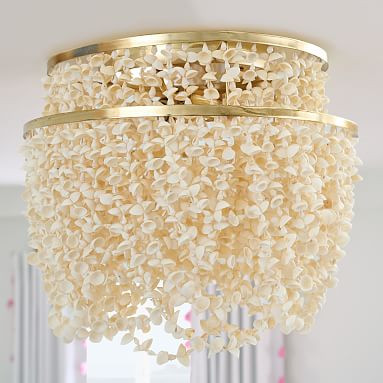Lilly Pulitzer Draped Shell Flushmount | Pottery Barn Teen