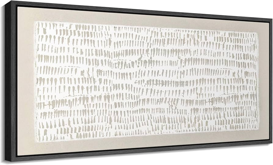 Amazon.com: SIGNFORD Extra Large Framed Canvas Minimalist Beige Tribal Pattern Illustrations Mode... | Amazon (US)