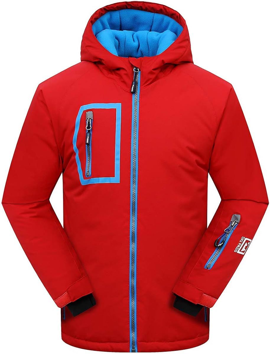 PHIBEE Big Boy's Waterproof Breathable Snowboard Ski Jacket | Amazon (US)