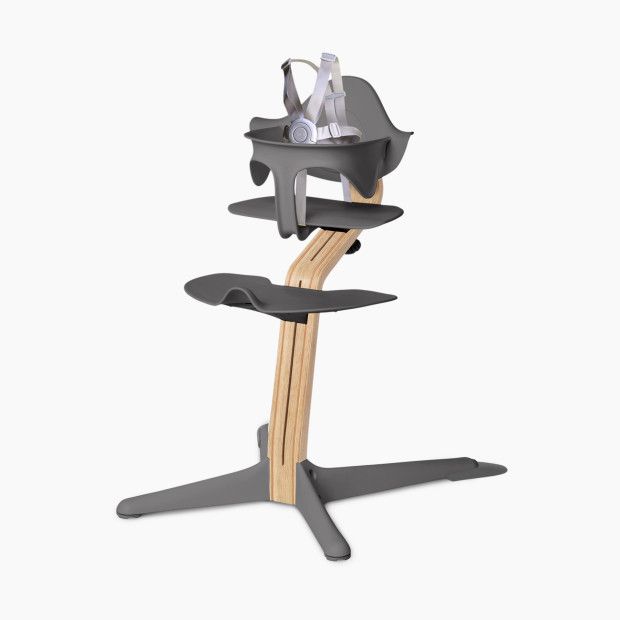 Nomi High Chair in Gray/White Oak | Babylist