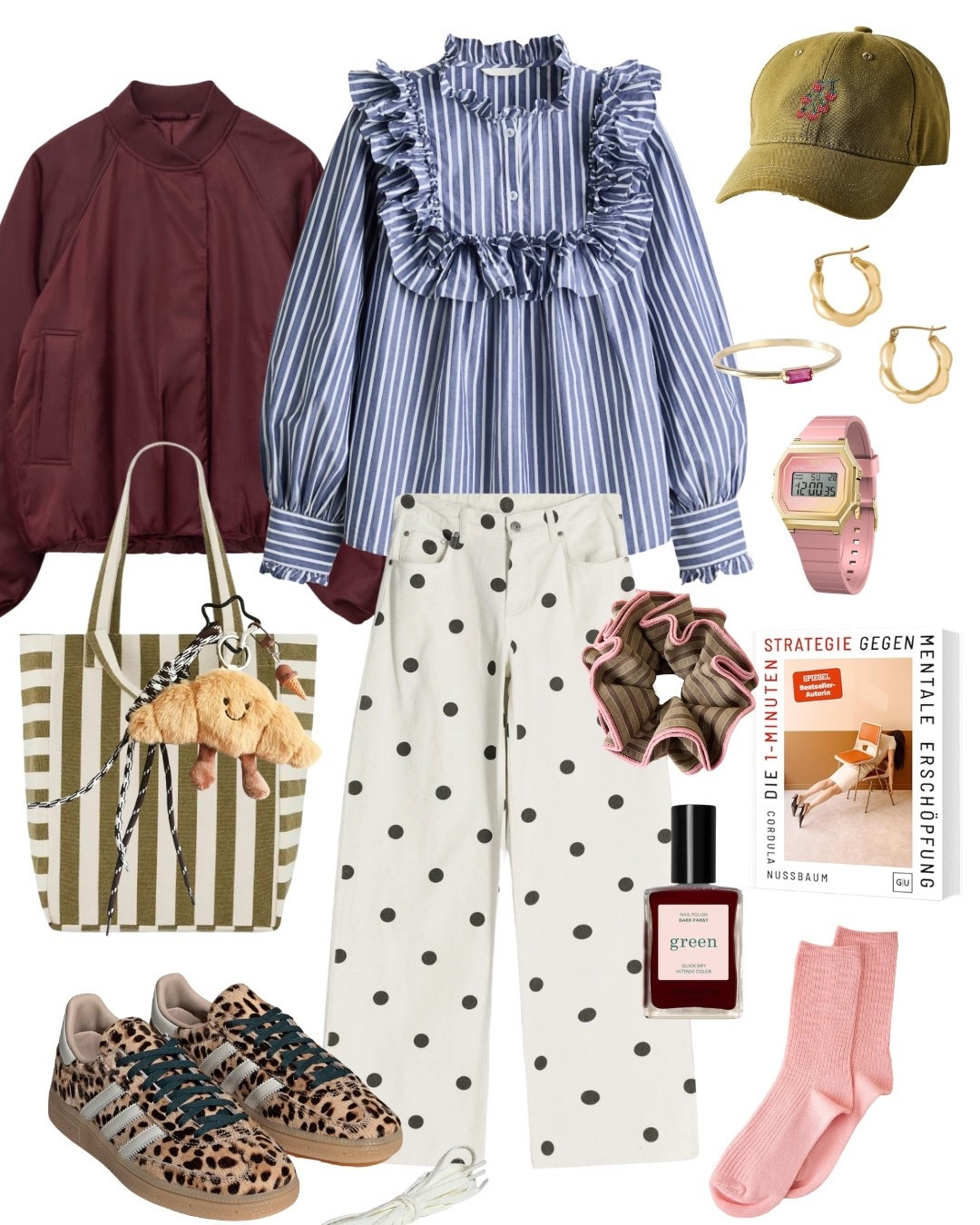 Mustermix Galore und hallo Frühlingsgefühle! Auch, wenn es hier heute nochmal geschneit hat - man kann den Frühling fast schon riechen. Ich bin gerade ein bisschen Polka dot pants addicted - kombiniert mit Streifenbluse und Leo-Sneakern gefällt sie mir besonders gut! 

#LTKdeutschland #LTKmidsize #LTKspring