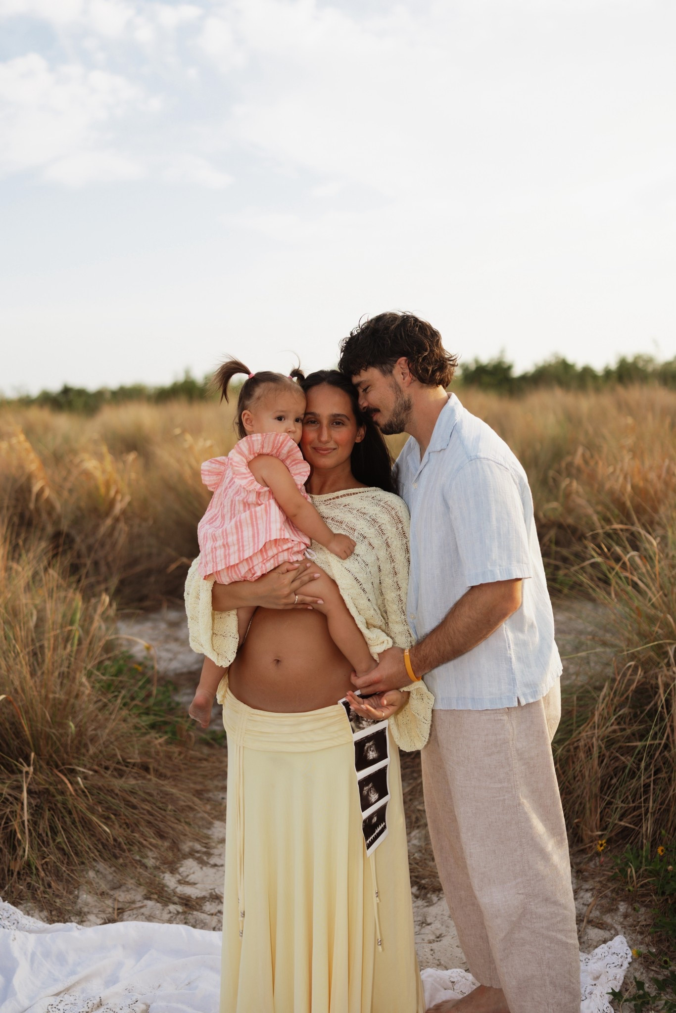 I am obsessed with this butter yellow shade and am so excited for more bump out fits 💛 I sized up in the skirt to make sure it fit low rise! 

Ila’s set is from HM as well as Nate’s shirt! 


Pregnancy announcement | matching set | bumpin | maternity | summer fashion 

#LTKSeasonal #LTKSaleAlert #LTKBump