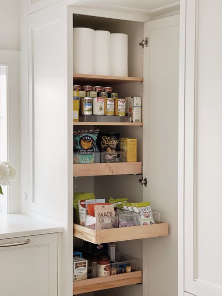 Pull out drawer pantry organization. 
Home organization 
Drawer organization 
Kitchen organization 

#LTKunder50 #LTKfamily #LTKhome