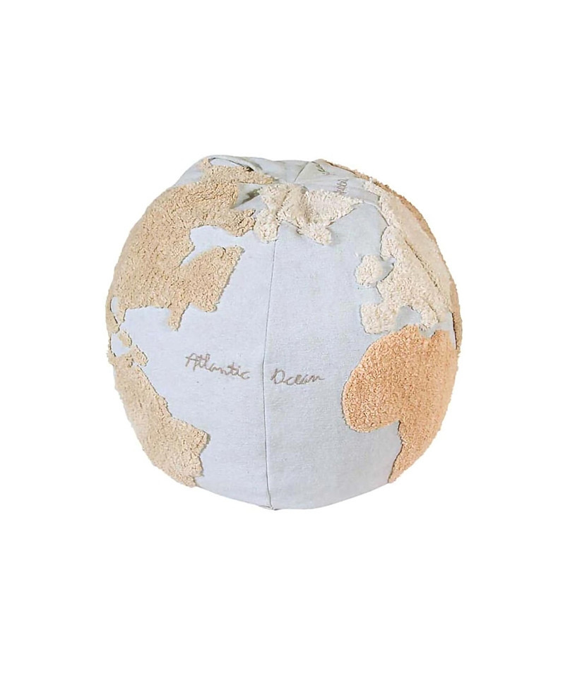 World Map Pouf - 1' 8" x 1' 8" x 1' 6 | Bloomingdale's (US)