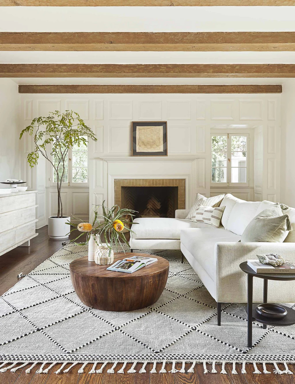 Taza Rug, Black | Lulu and Georgia 