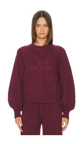 Maja Knit Jumper in Cherry Lacquer | Revolve Clothing (Global)