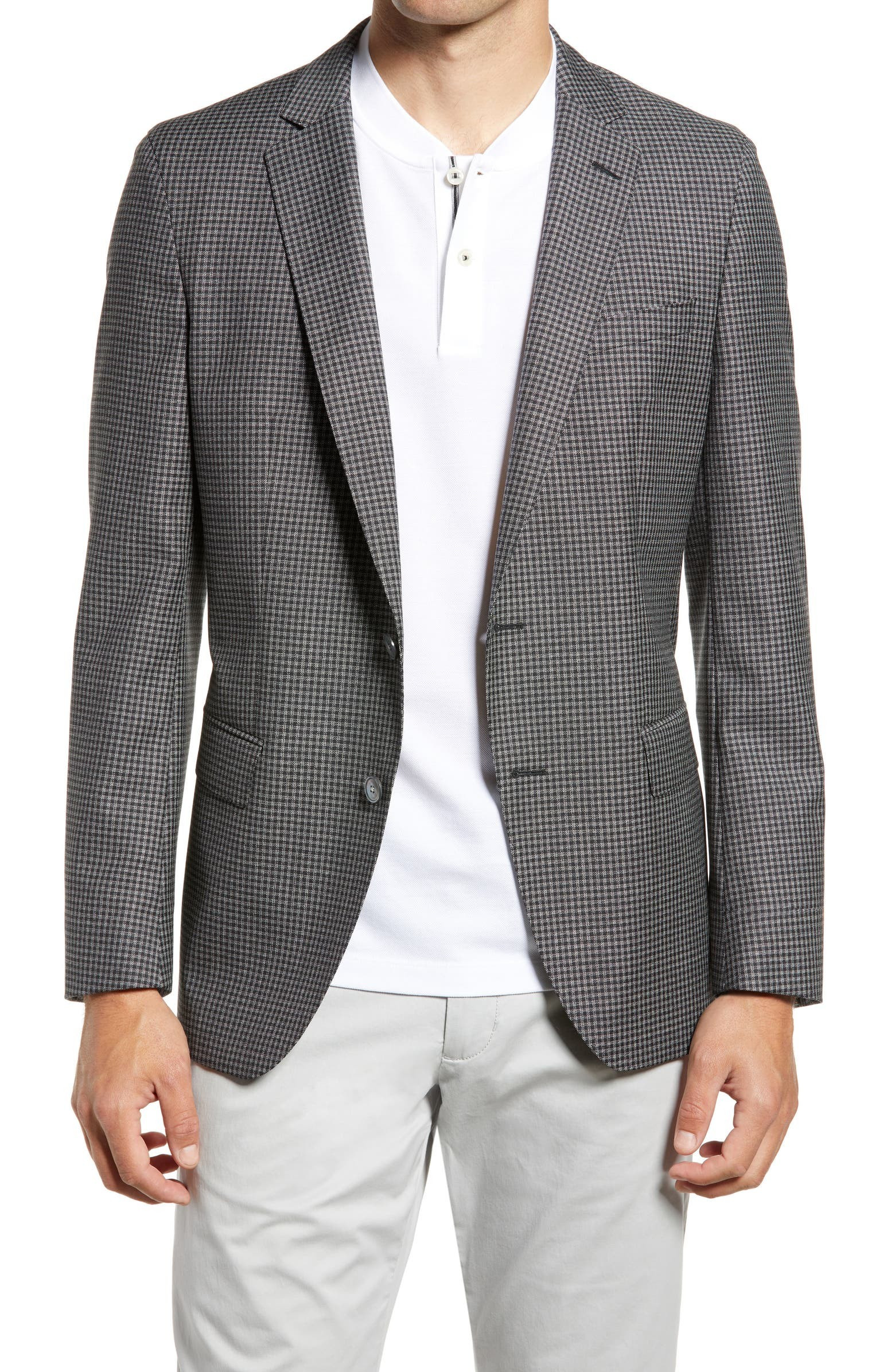 Hartley Classic Fit Check Wool Sport Coat | Nordstrom | Nordstrom