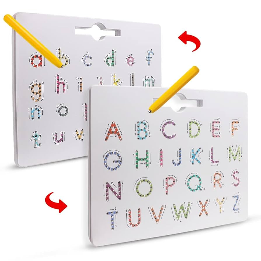 USATDD Magnetic Letters Practicing Board,Tracing ABC Alphabet Magnet Drawing Board Educational Pr... | Amazon (US)