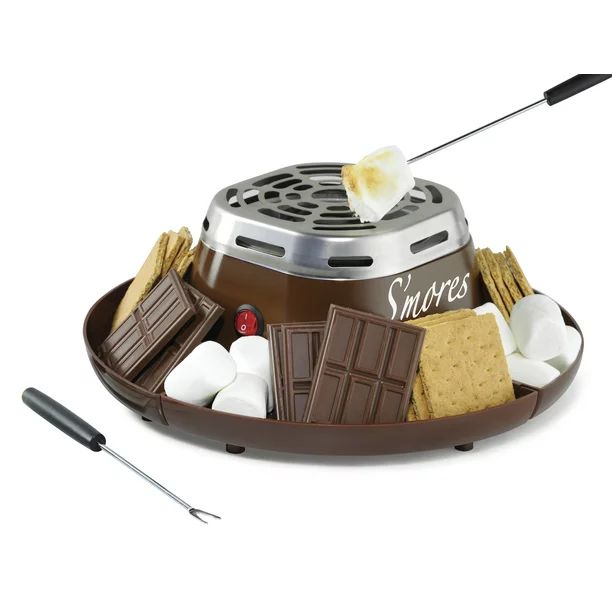 Nostalgia SMM200 Indoor Electric Stainless Steel S'mores Maker | Walmart (US)