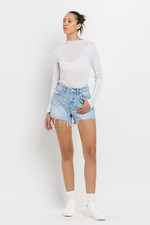 Surfside Denim Short | lauren nicole