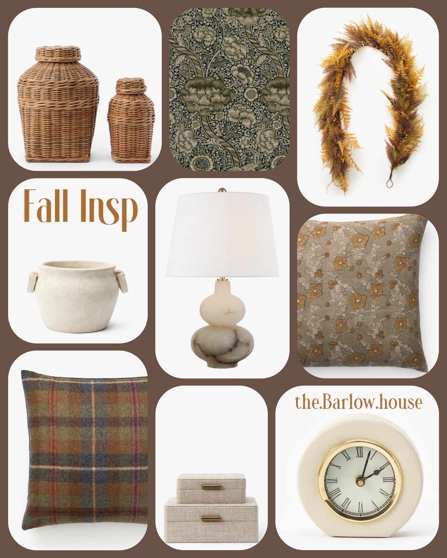 McGee & Co Fall Home Decor 

Console table 
Coffee table 
Living room 
Decor finds 
Bedroom 
Office 
Autumn colors 
Fall colors 
Entryway decor 
Table lamp 
Clock 
Trending home decor 
Wallpaper 
Moody home decor 
Vintage inspired home decor 

#LTKSeasonal #LTKHome #LTKFindsUnder100