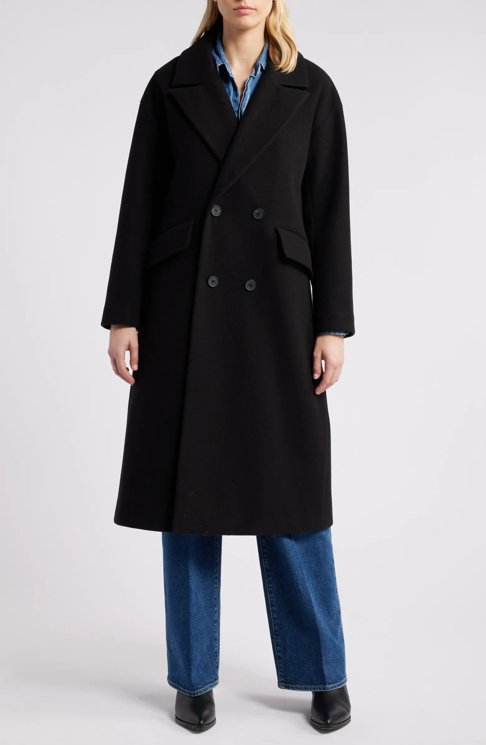 Oversize Double Breasted Coat | Nordstrom