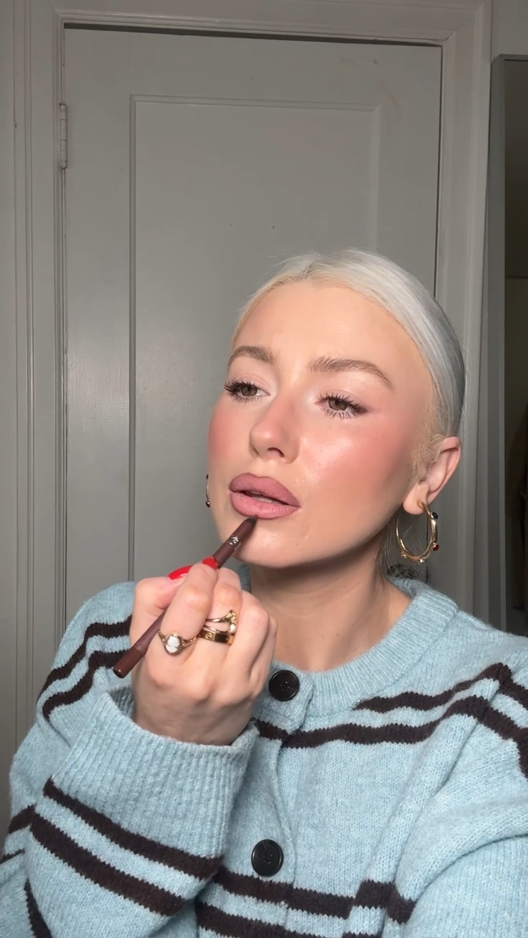 Glowing neutral lip & cheek combo 

#LTKBeauty