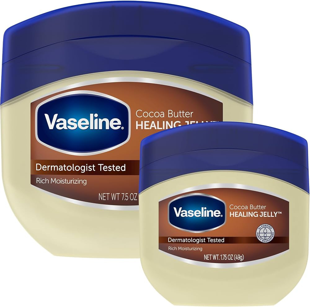 Vaseline Cocoa Butter Healing Jelly, 2 Sizes (7.5 Oz & 1.75 Oz) | Amazon (US)