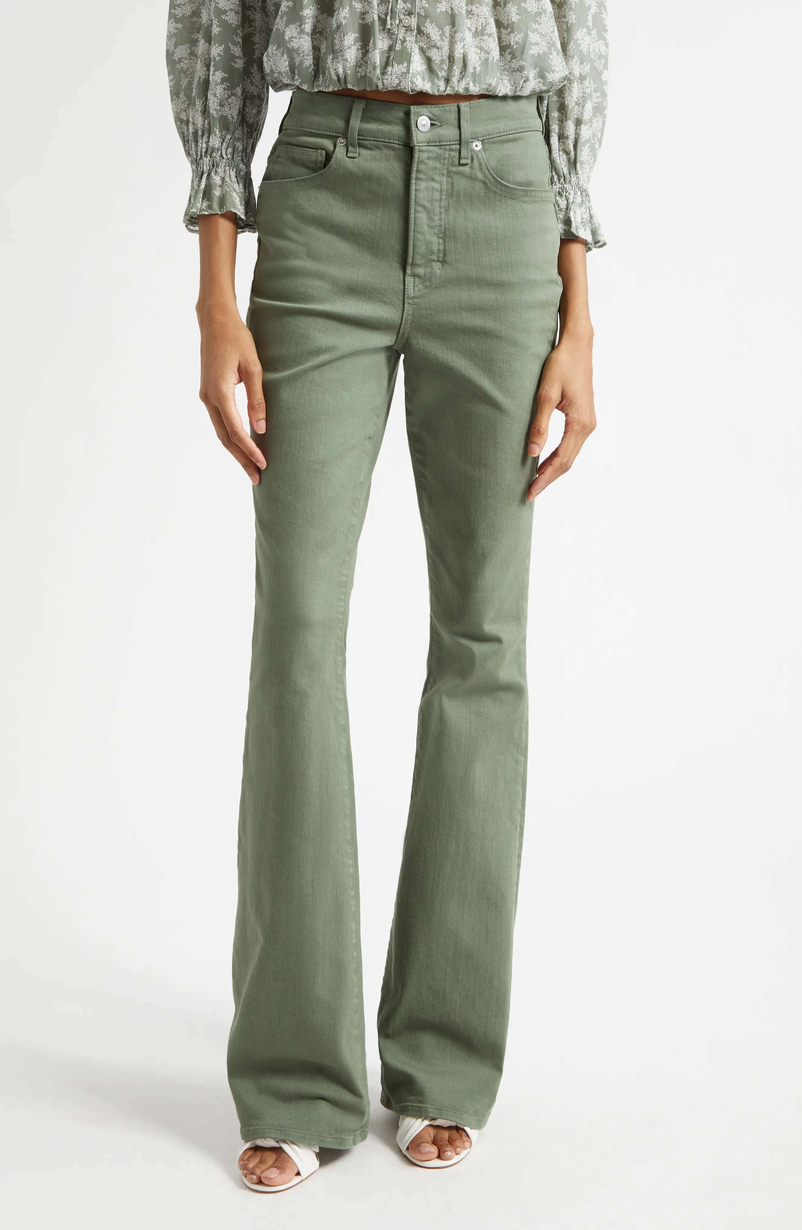 Veronica Beard Beverly Skinny Flare Leg Jeans (Women) | Nordstrom | Nordstrom