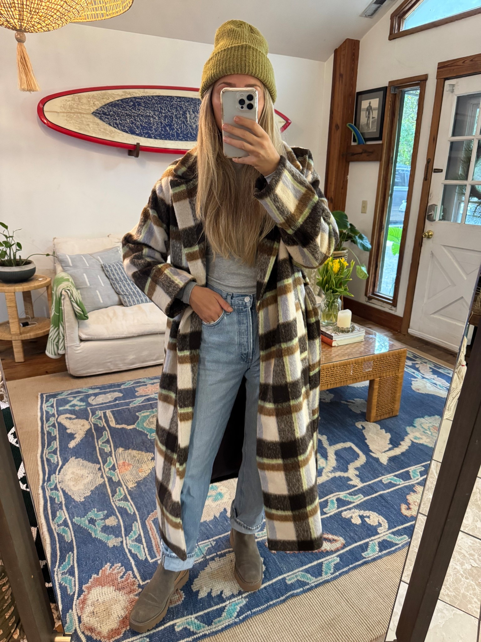 Size small jacket 
Sized down in jeans 
Size xs tee ( from LNA) 