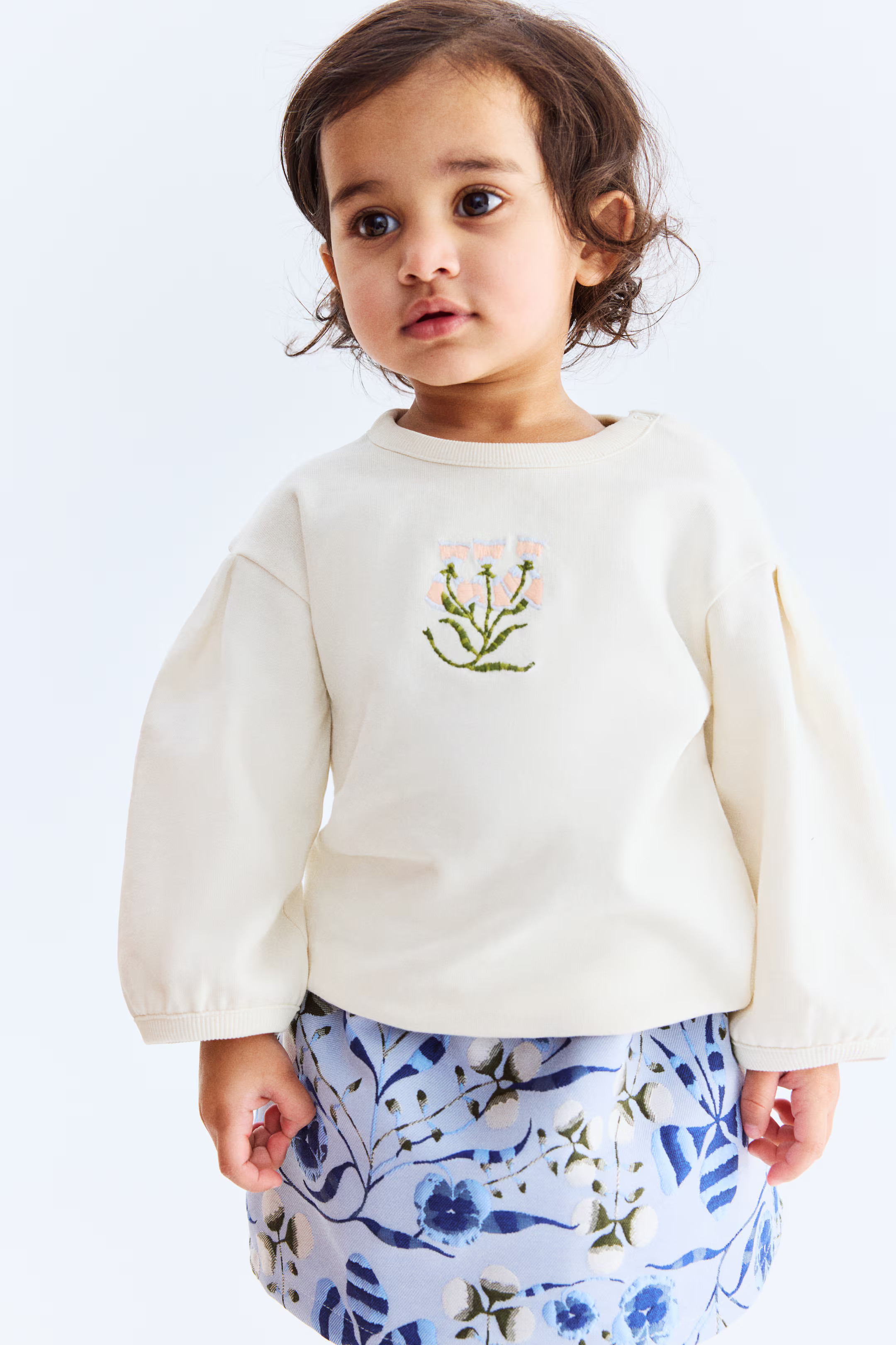 Sweatshirt with Embroidered Motif | H&M (US + CA)