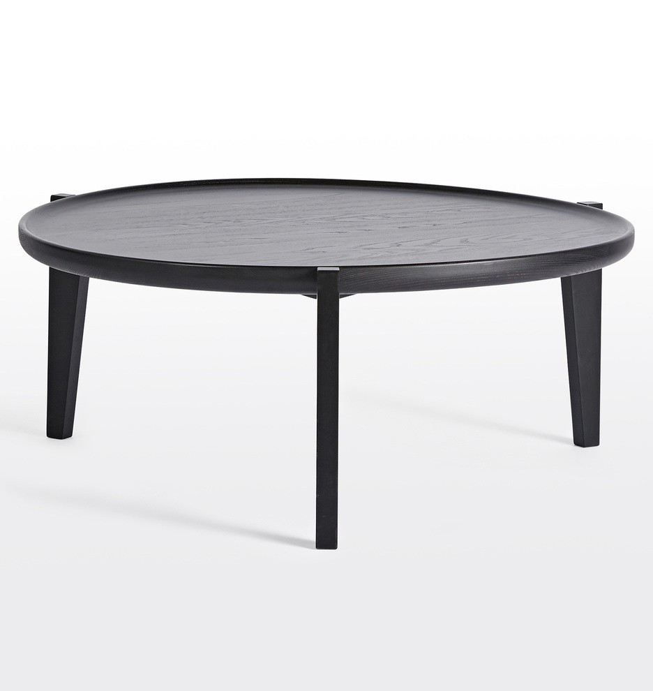 Wade Black Ash Nesting Coffee Table | Rejuvenation