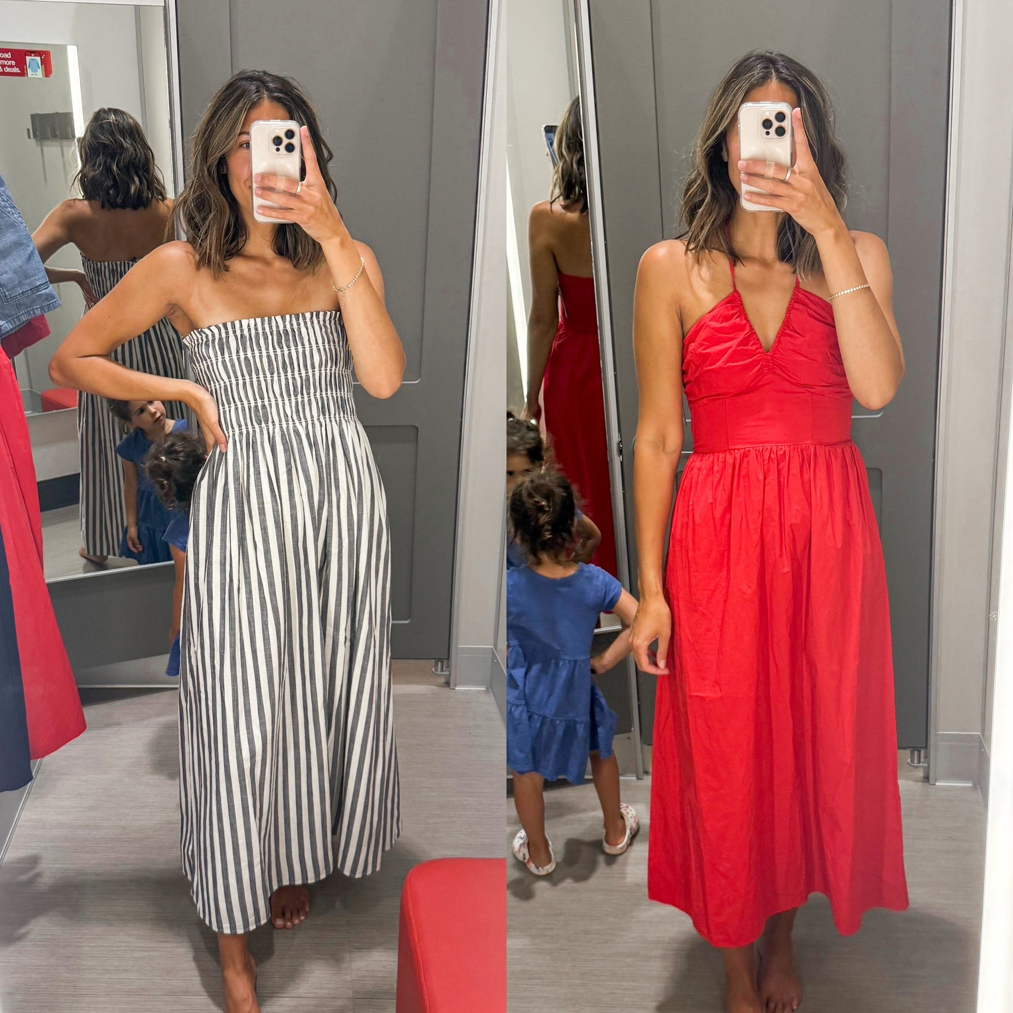 Cutest dress options for 4th of July festivities! (Size down - wearing an xs in both) 

#LTKFindsUnder50 #LTKSeasonal #LTKStyleTip