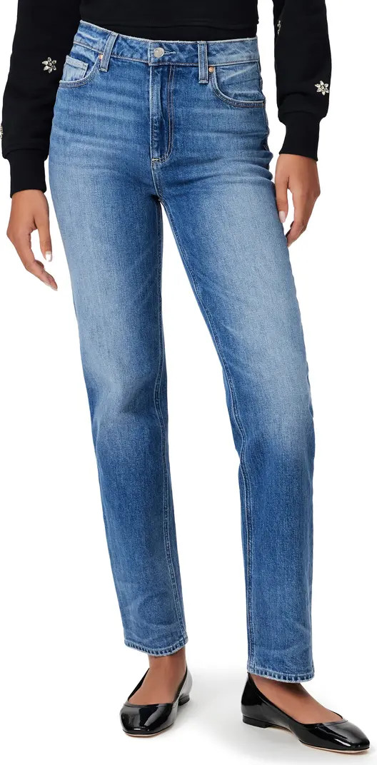 PAIGE Stella High Waist Straight Leg Jeans | Nordstromrack | Nordstrom Rack