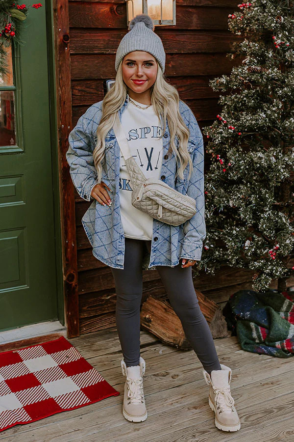 Stop Time Light Weight Denim Jacket in Light Wash | Impressions Online Boutique