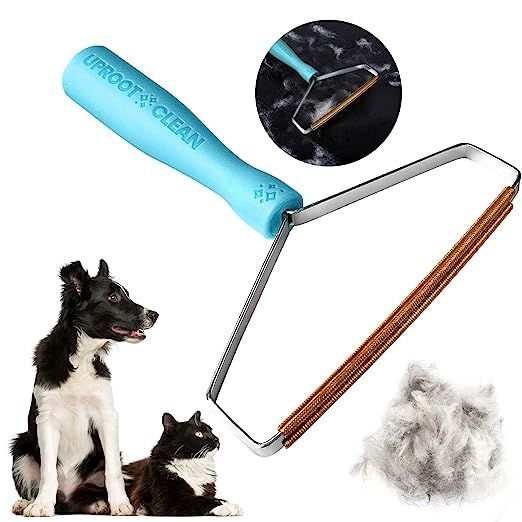 Uproot Cleaner Pro Reusable Cat Hair Remover - Special Dog Hair Remover Multi Fabric Edge and Car... | Amazon (US)