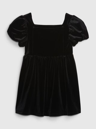 Toddler Puff Sleeve Velvet Dress | Gap (US)