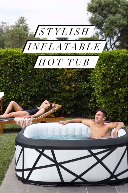 I just found this stylish inflatable hot tub as part of the Wayfair outdoor sale. Love this so much for a back yard patio. There are only 6 left! Also adding some outdoor furniture pieces that would look great with it #backyard #outdoorliving #homedecor

#LTKswim #LTKsalealert #LTKhome