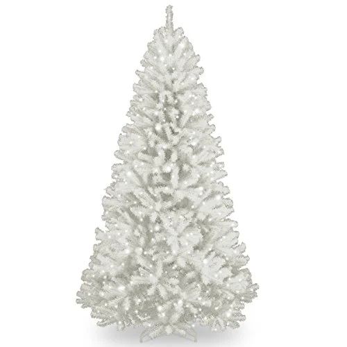 National Tree Company Artificial Christmas Tree | Includes Pre-strung White Lights and Stand | Wi... | Walmart (US)