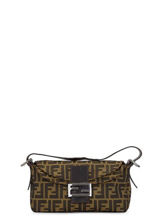 Fendi Zucca Mama Baguette Shoulder Bag | FWRD 