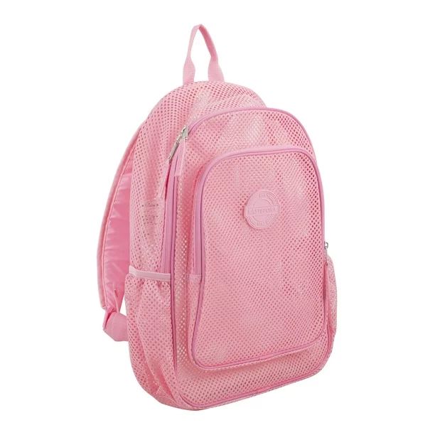 Eastsport Multi-Purpose Mesh Backpack with Front Pocket, Adjustable Straps, Candy Pink | Walmart (US)